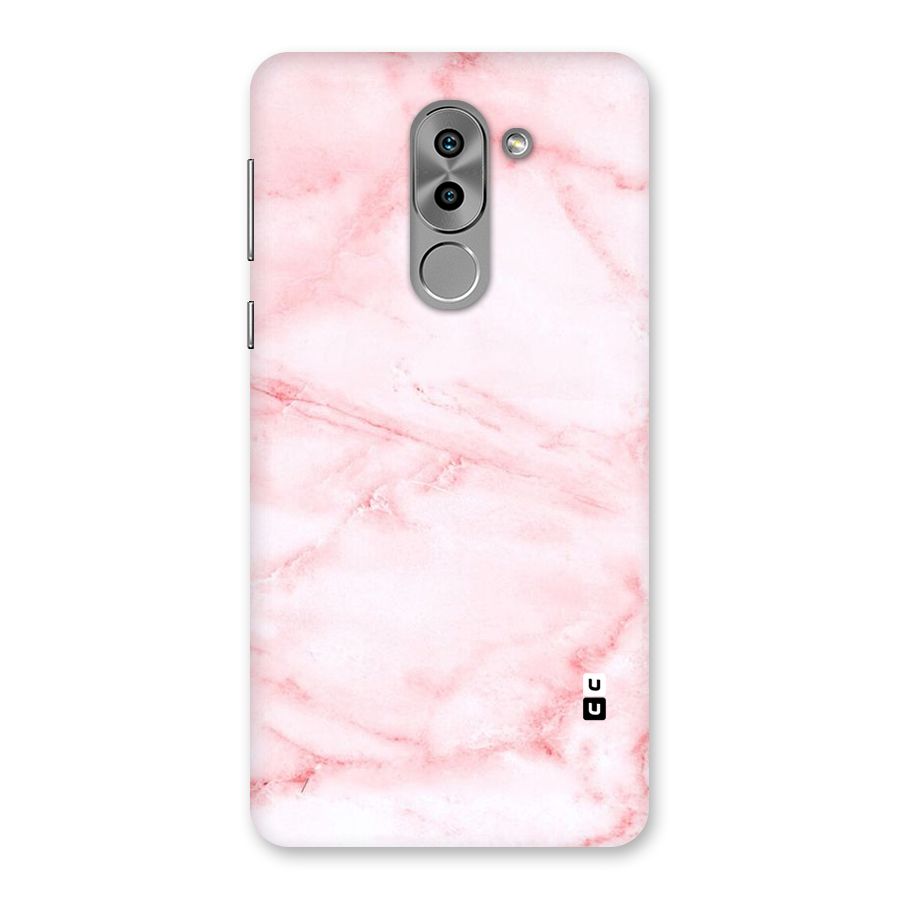 Pink Marble Print Back Case for Honor 6X