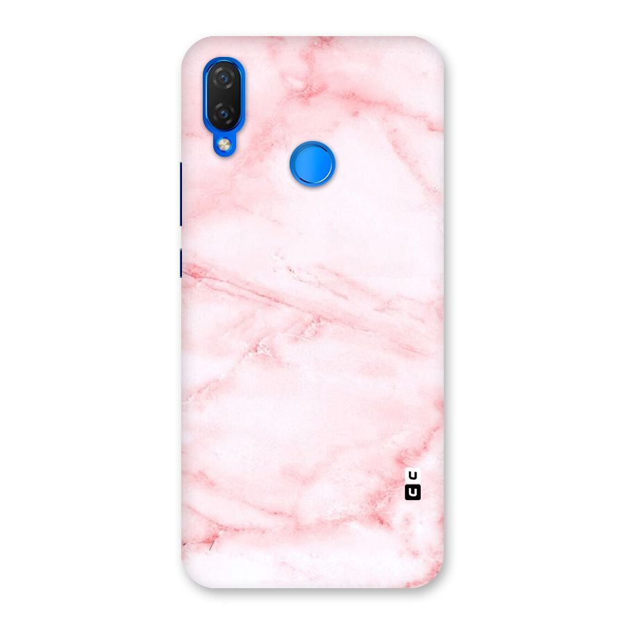 Pink Marble Print Back Case for Huawei Nova 3i