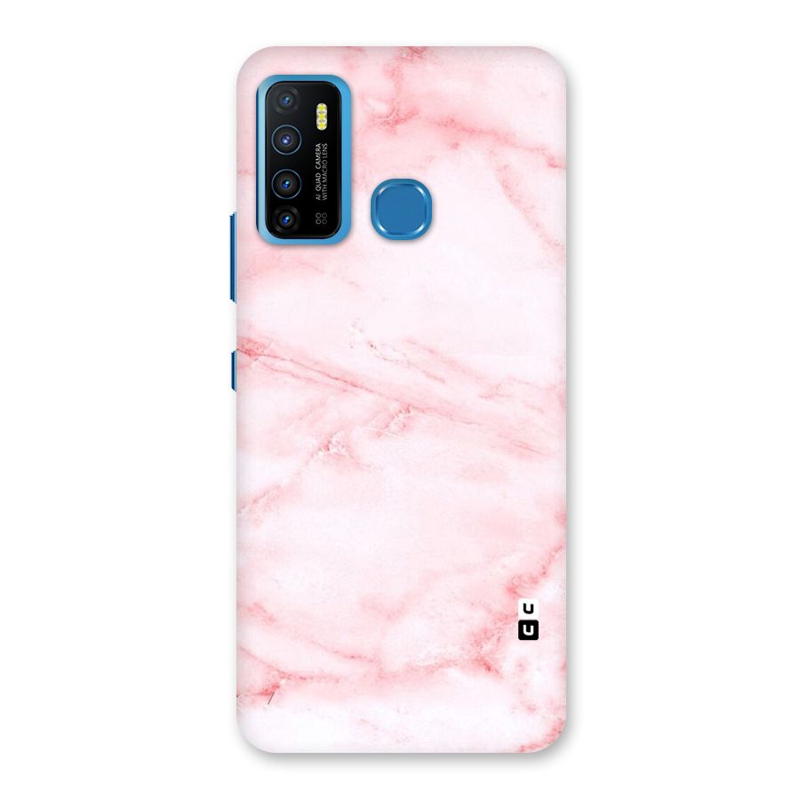 Pink Marble Print Back Case for Infinix Hot 9