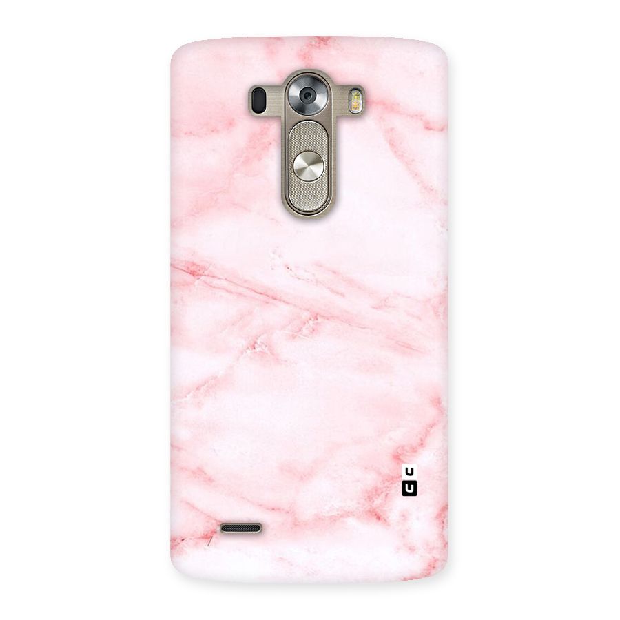 Pink Marble Print Back Case for LG G3