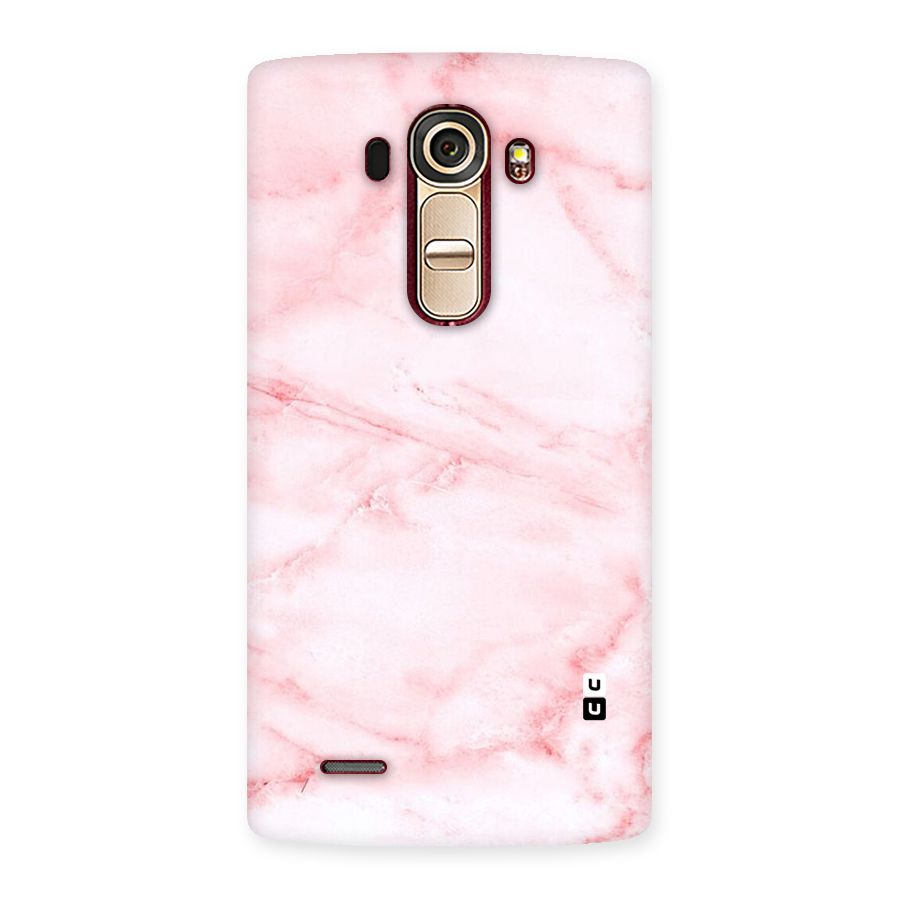 Pink Marble Print Back Case for LG G4