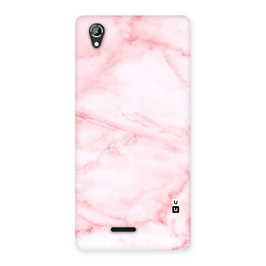 Pink Marble Print Back Case for Lava Iris 800