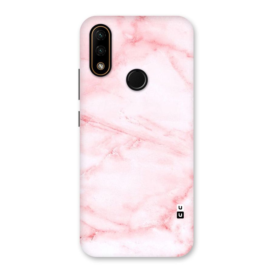 Pink Marble Print Back Case for Lenovo A6 Note