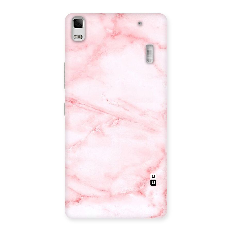 Pink Marble Print Back Case for Lenovo K3 Note