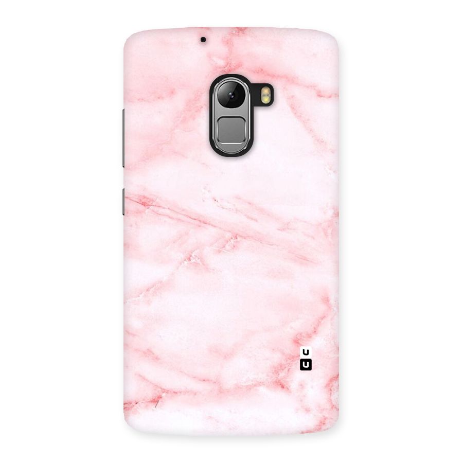Pink Marble Print Back Case for Lenovo K4 Note