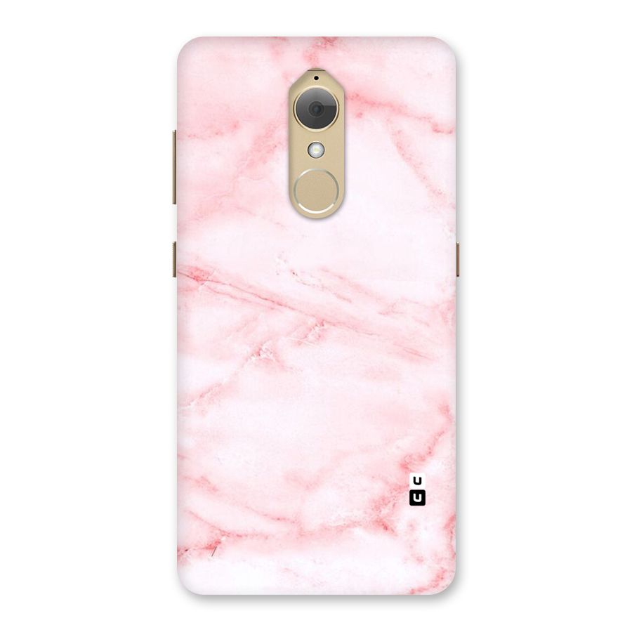 Pink Marble Print Back Case for Lenovo K8