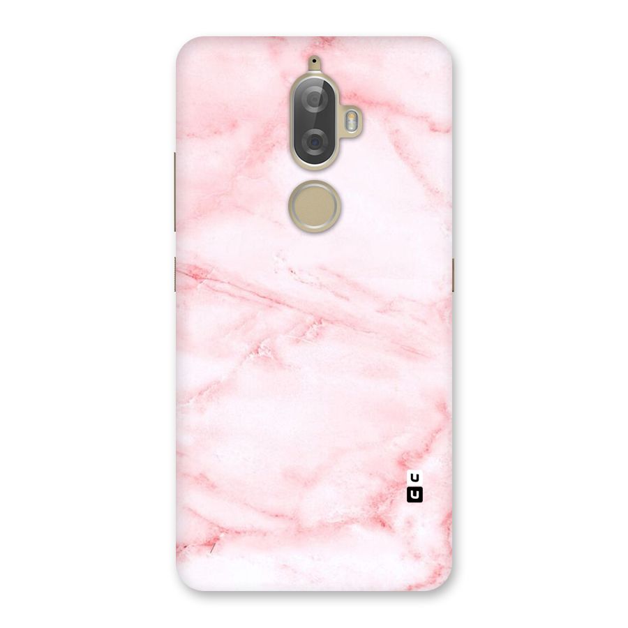 Pink Marble Print Back Case for Lenovo K8 Plus