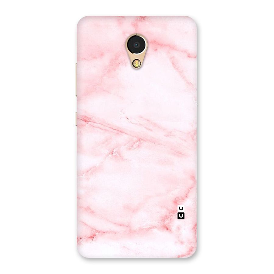 Pink Marble Print Back Case for Lenovo P2