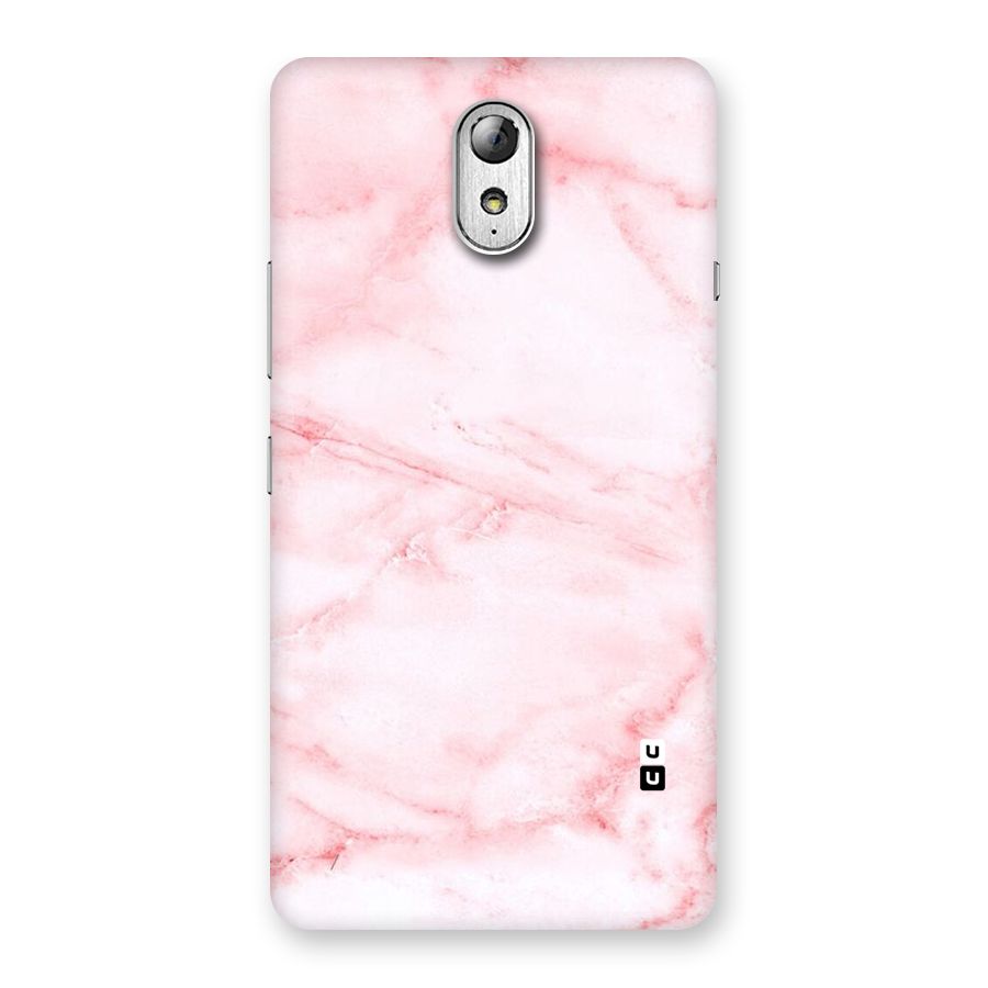 Pink Marble Print Back Case for Lenovo Vibe P1M
