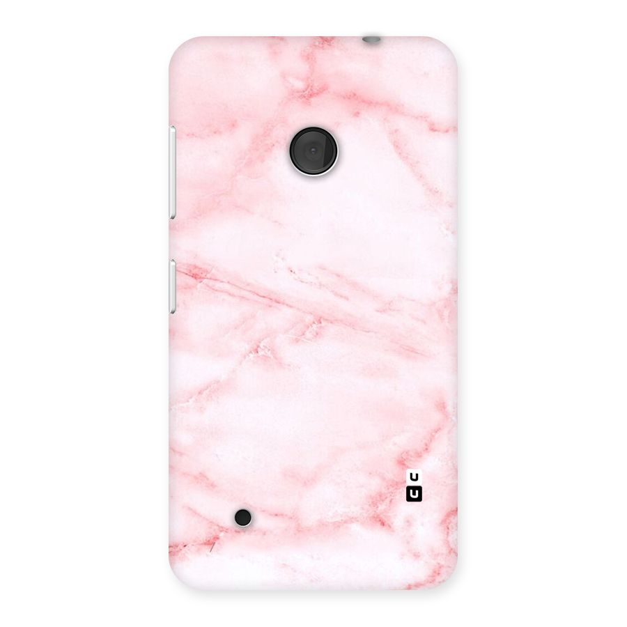 Pink Marble Print Back Case for Lumia 530
