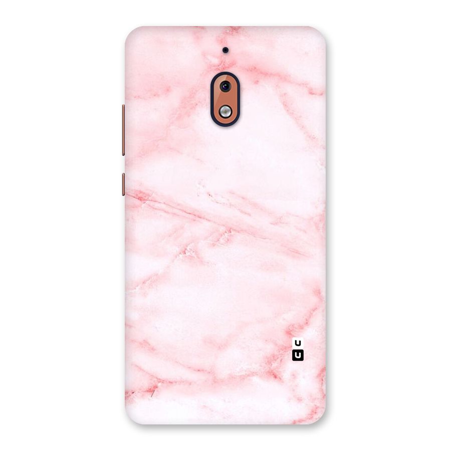 Pink Marble Print Back Case for Nokia 2.1