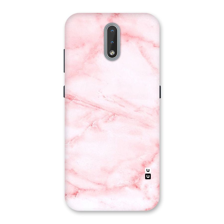 Pink Marble Print Back Case for Nokia 2.3