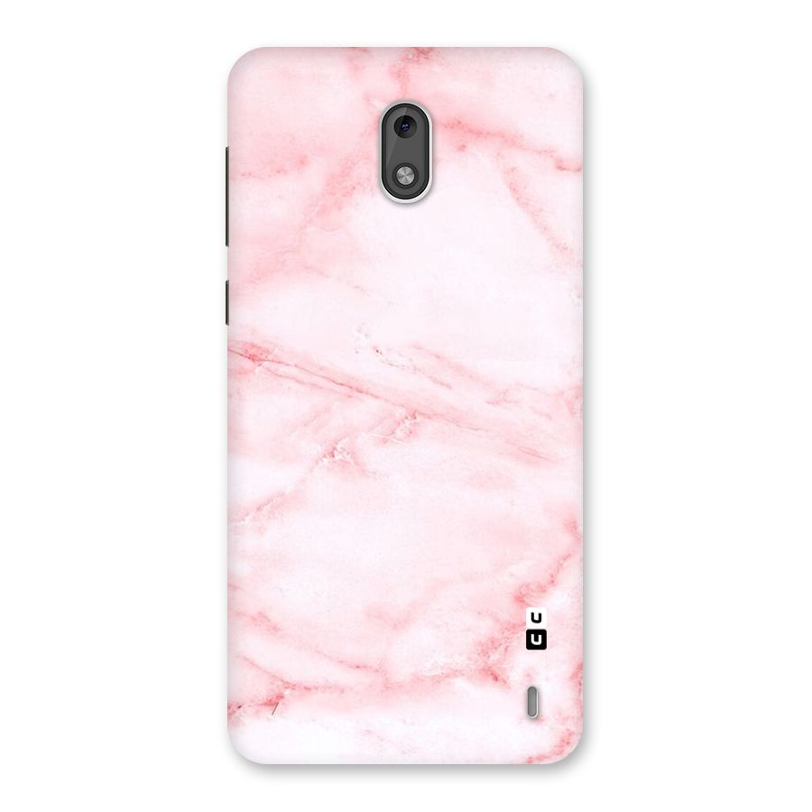 Pink Marble Print Back Case for Nokia 2