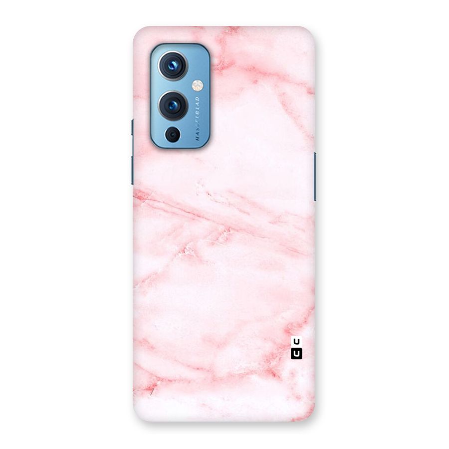 Pink Marble Print Back Case for OnePlus 9