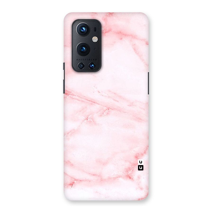 Pink Marble Print Back Case for OnePlus 9 Pro