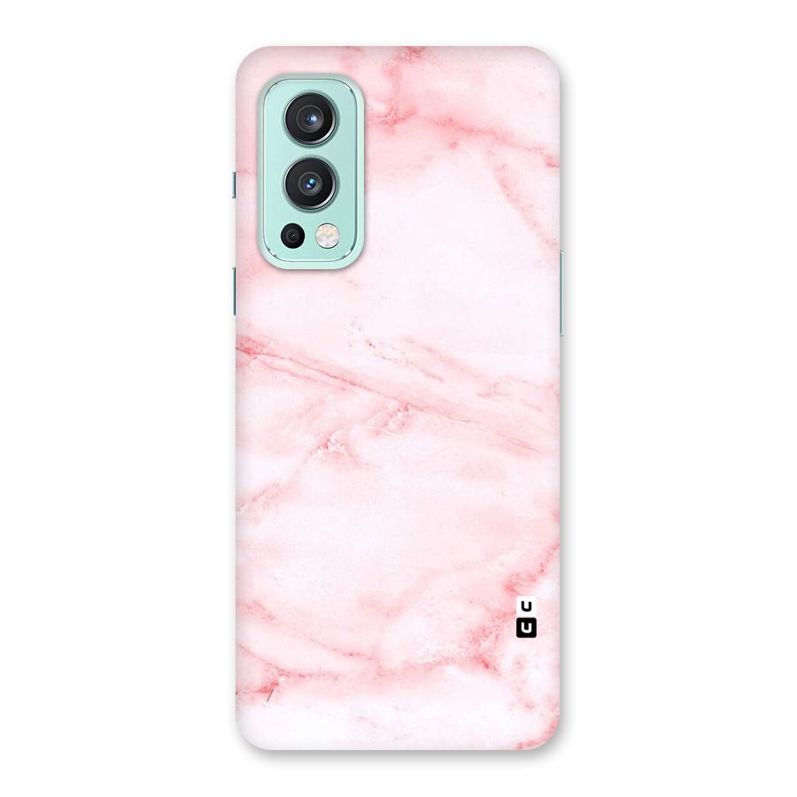 Pink Marble Print Back Case for OnePlus Nord 2 5G