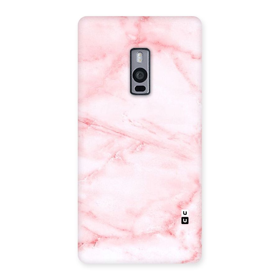 Pink Marble Print Back Case for OnePlus Two