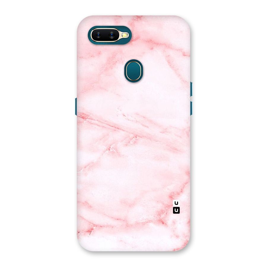Pink Marble Print Back Case for Oppo A11k
