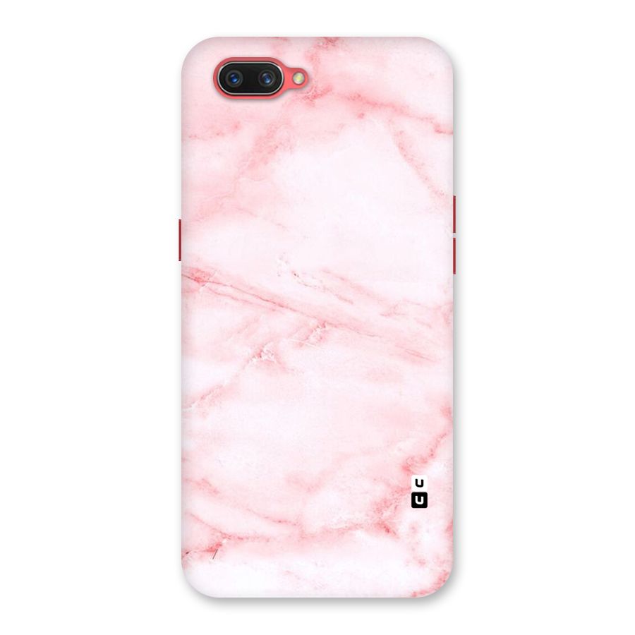Pink Marble Print Back Case for Oppo A3s