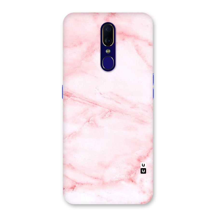 Pink Marble Print Back Case for Oppo A9