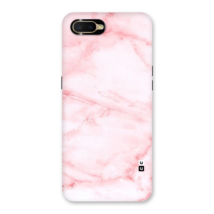 Pink Marble Print Back Case for Oppo K1