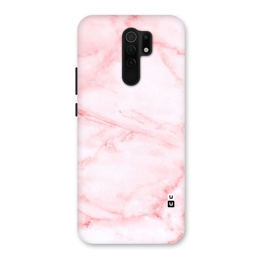 Pink Marble Print Back Case for Poco M2