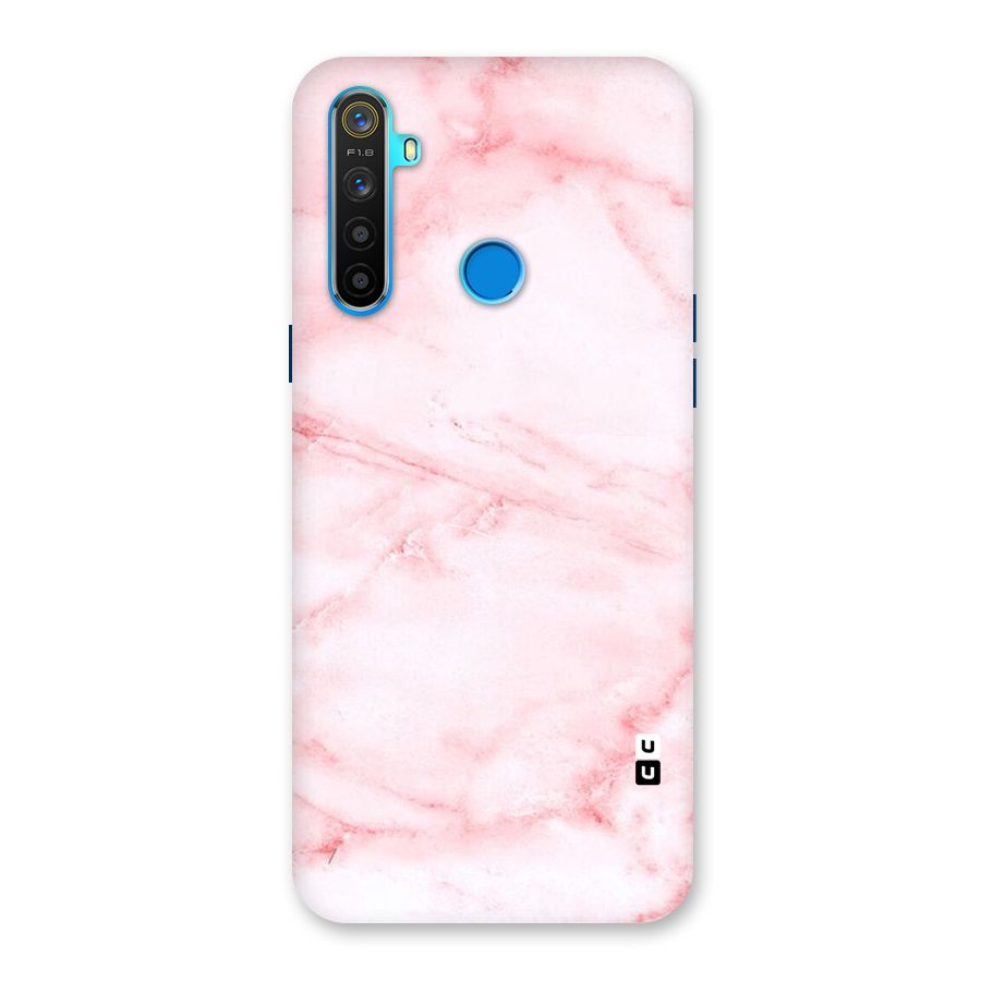 Pink Marble Print Back Case for Realme 5s