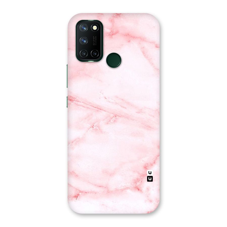 Pink Marble Print Back Case for Realme 7i
