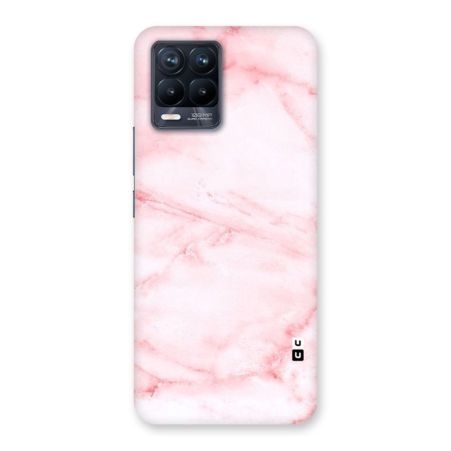 Pink Marble Print Back Case for Realme 8 Pro