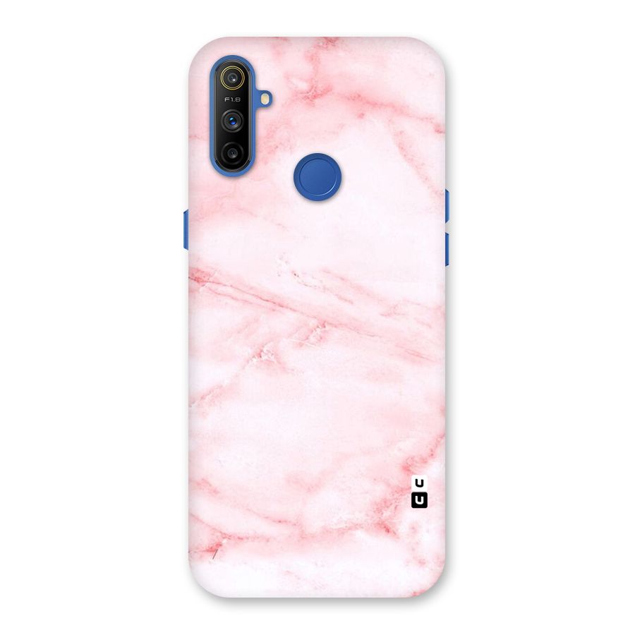 Pink Marble Print Back Case for Realme Narzo 10A