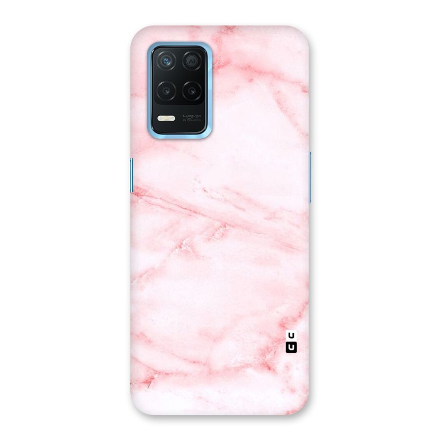Pink Marble Print Back Case for Realme Narzo 30 5G