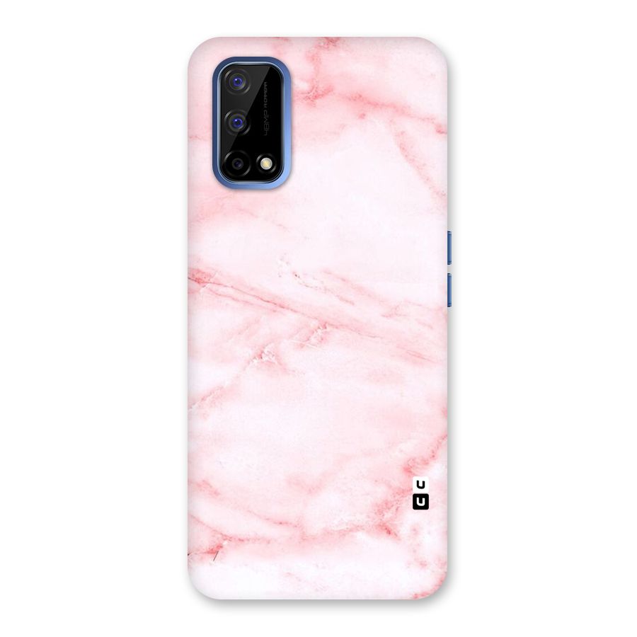 Pink Marble Print Back Case for Realme Narzo 30 Pro