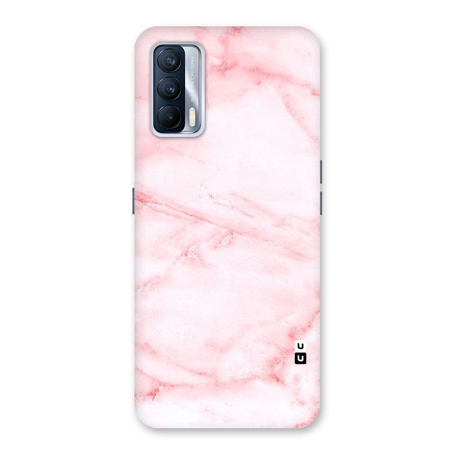 Pink Marble Print Back Case for Realme X7