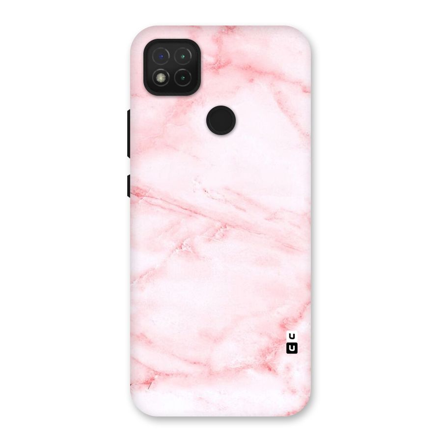 Pink Marble Print Back Case for Redmi 9