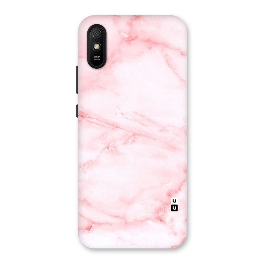Pink Marble Print Back Case for Redmi 9A