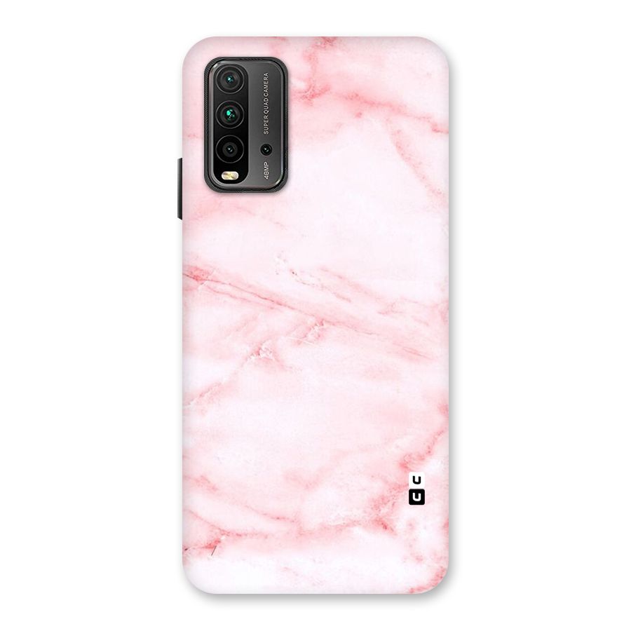 Pink Marble Print Back Case for Redmi 9 Power