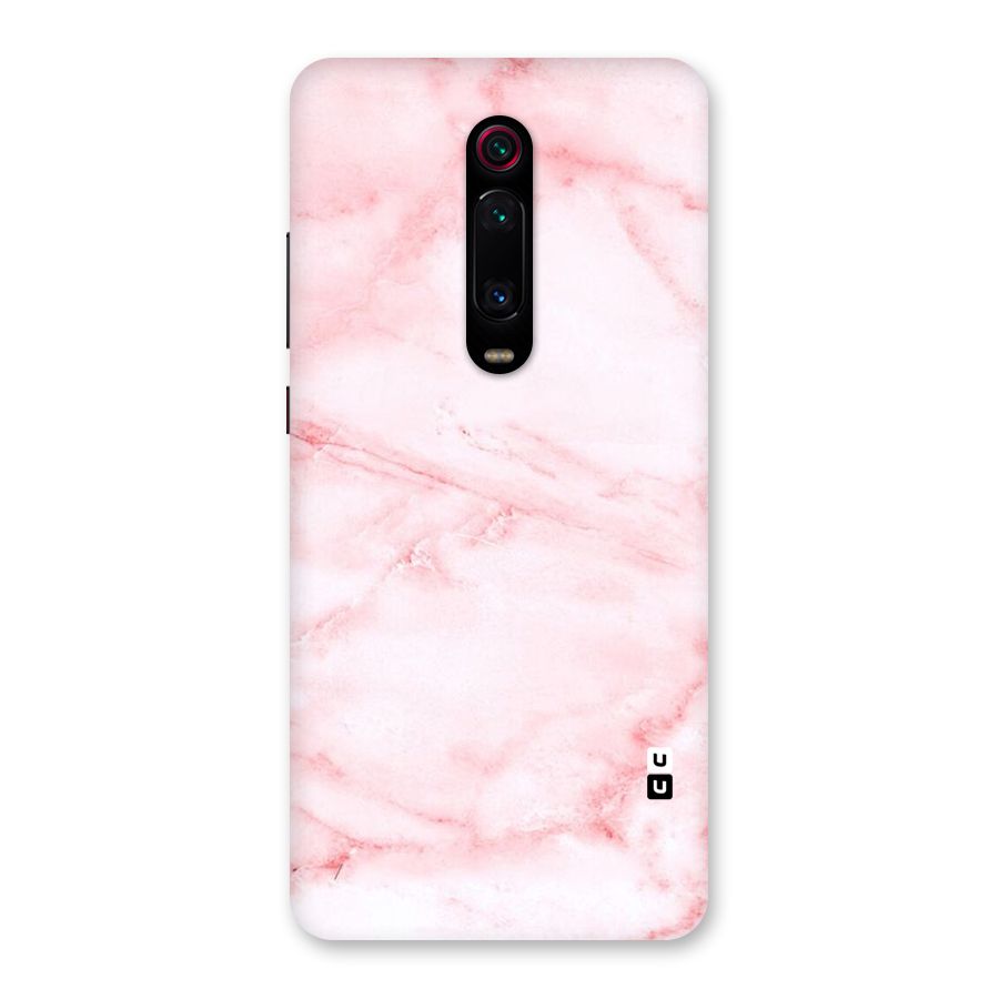 Pink Marble Print Back Case for Redmi K20