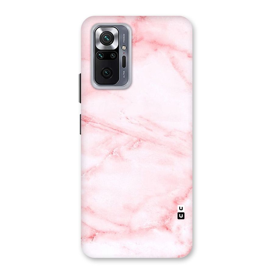 Pink Marble Print Back Case for Redmi Note 10 Pro Max