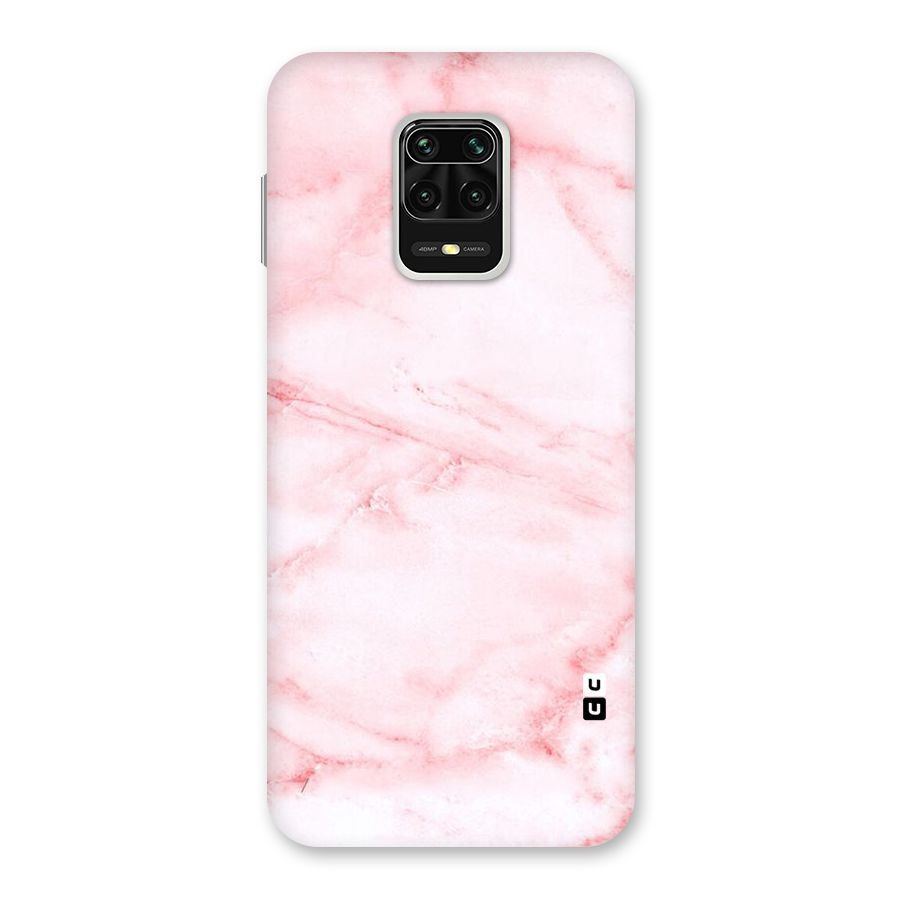 Pink Marble Print Back Case for Redmi Note 9 Pro
