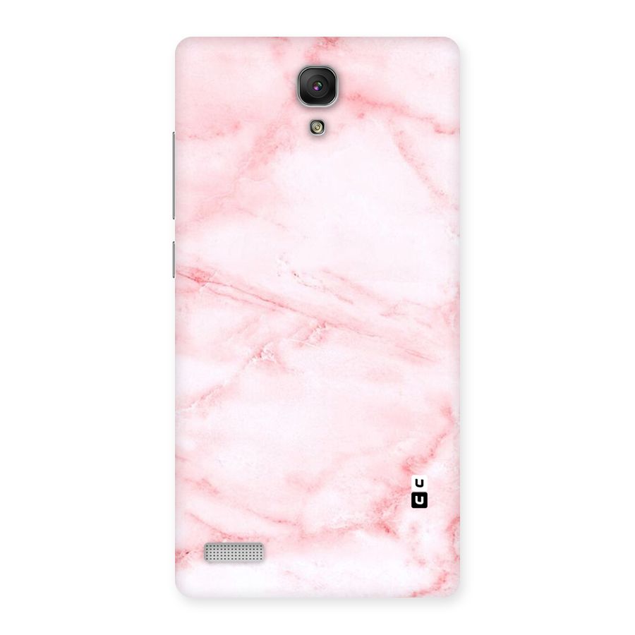 Pink Marble Print Back Case for Redmi Note Prime