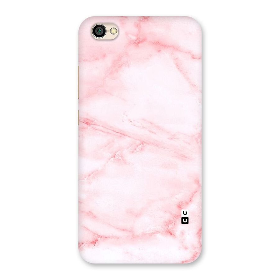 Pink Marble Print Back Case for Redmi Y1 Lite