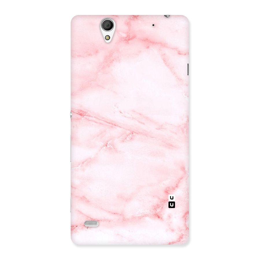 Pink Marble Print Back Case for Sony Xperia C4