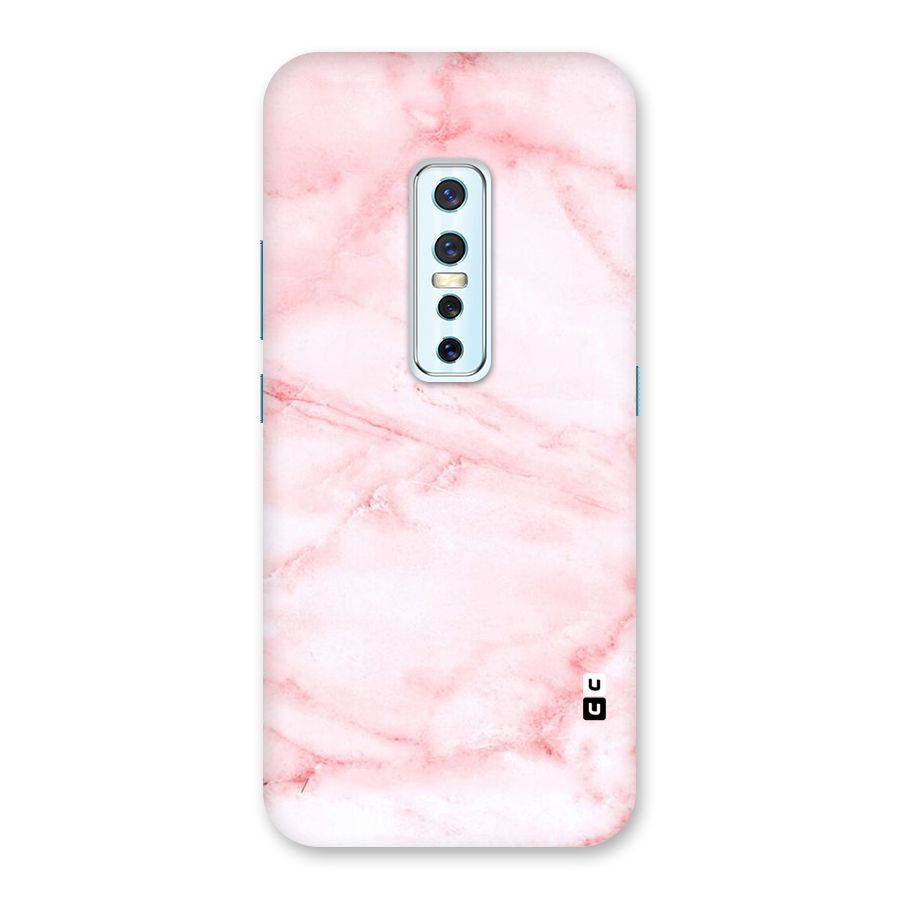Pink Marble Print Back Case for Vivo V17 Pro