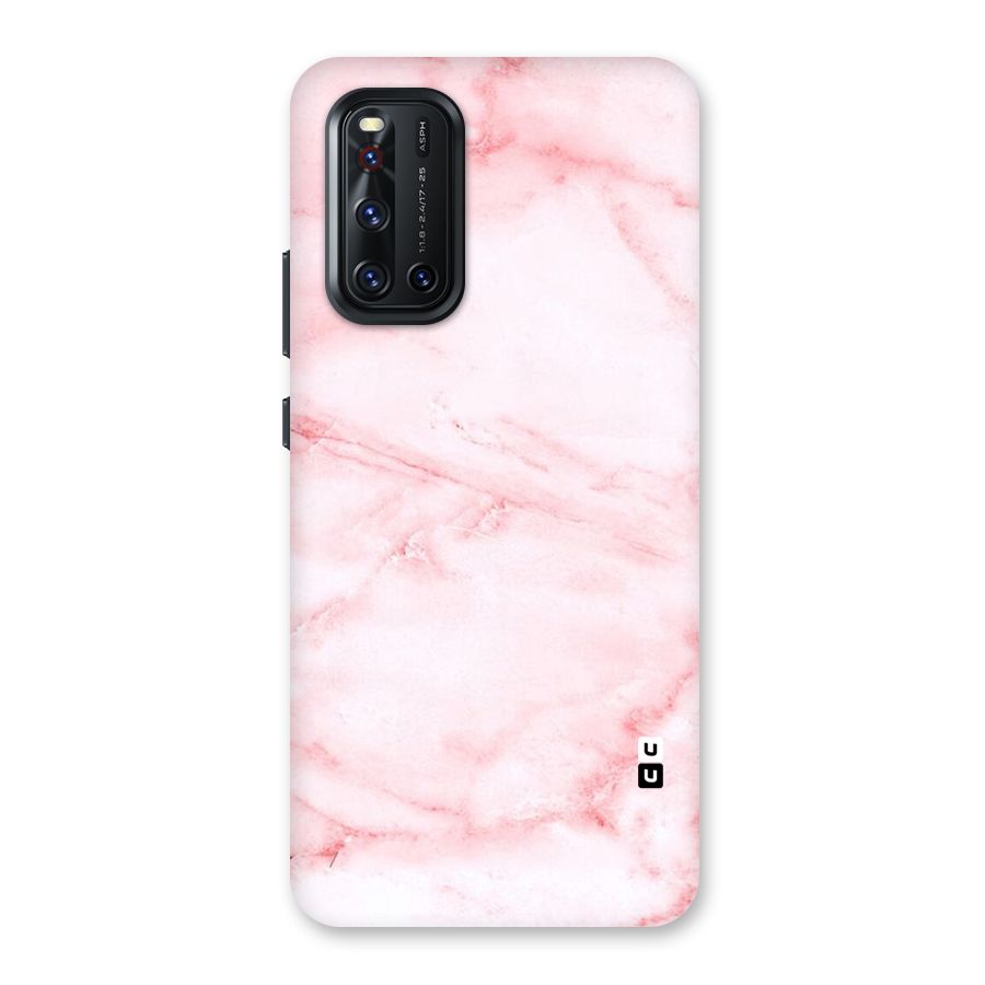 Pink Marble Print Back Case for Vivo V19