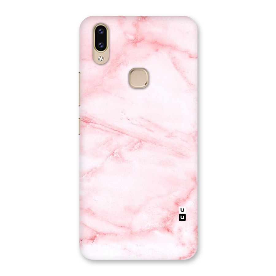 Pink Marble Print Back Case for Vivo V9 Youth