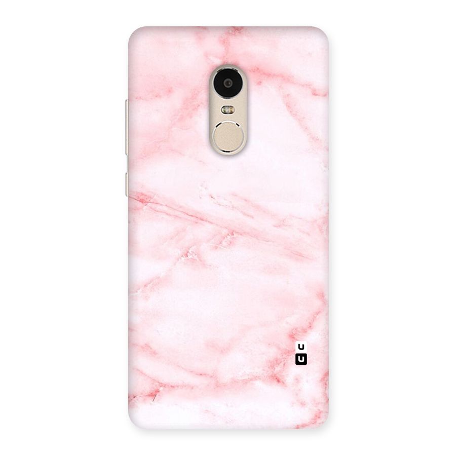 Pink Marble Print Back Case for Xiaomi Redmi Note 4