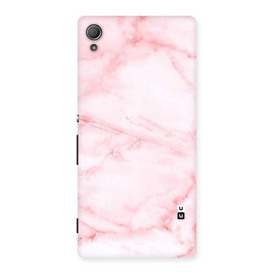 Pink Marble Print Back Case for Xperia Z3 Plus