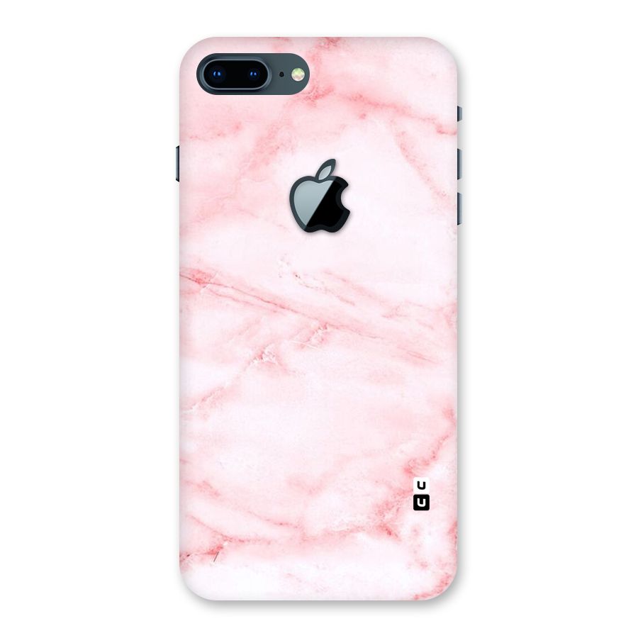 Pink Marble Print Back Case for iPhone 7 Plus Apple Cut