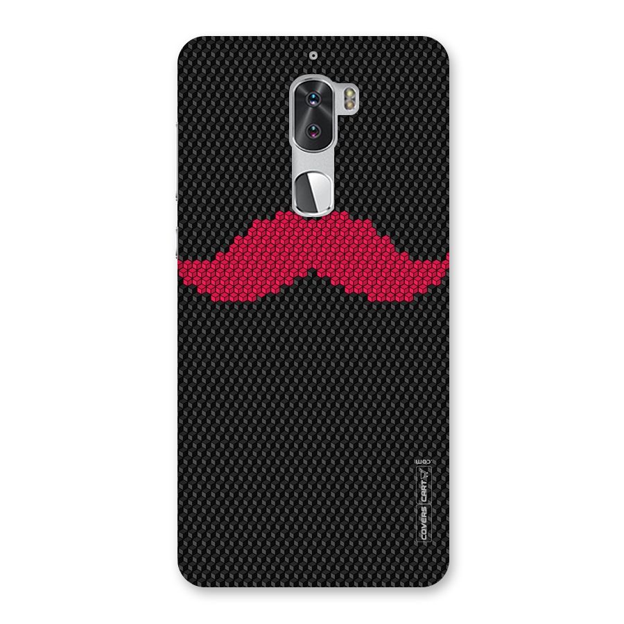 Pink Moustache Back Case for Coolpad Cool 1