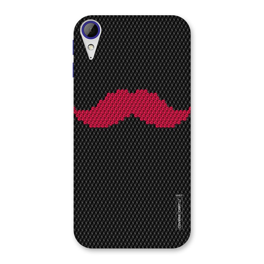 Pink Moustache Back Case for Desire 830